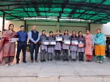 Certificates awarded to the students participated in NCSC 2022